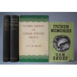 Four Books relating to Fishing by G.E.M. Skues to Include 1932 Edition of Side-Lines, Side-Lights