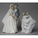 Two Nao Ornaments, Bride and Groom, Tallest, 26.5cm