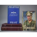 A Collection of Four Books on Military History: 1950 Edition of Rommel by Desmond Young,1941 Edition