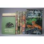 A Collection of Five Books by Jim Corbet to Include 1965 Edition of The Temple Tiger, 1967 Edition