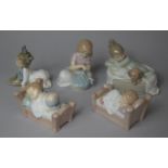 A Collection of Five Nao Figures, Sleeping Children