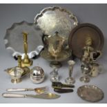 A Collection of Various Metalwares To Comprise Tankard, Berry Spoons, Fish Servers, Brass