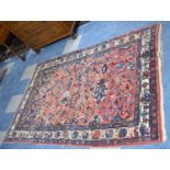 An Antique Persian Handmade Lilian Rug, 205x133cm