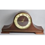 A Mid 20th Century Napoleon Hat Westminster Chime Mantle Clock, 42cm wide
