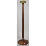 A 19th Century Tall Freestanding Gentleman's Wig Stand on Circular Base, 94cm high