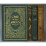 Four Books by William J Long to Include 1903 Edition of Following The Deer, 1901 Edition of Beasts