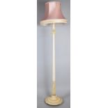A Mid 20th Century Cream Standard Lamp and Shade