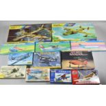 A Collection of 12 Various Model Aircraft Kits