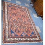 An Antique Handmade Persian Sirjan Rug, 200x137cm