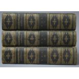 Three Volumes of The Works of Shakespeare Edited by Howard Staunton and Illustrated by John Gilbert,
