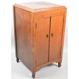 An Edwardian Mahogany Music Cabinet, 44cm Square