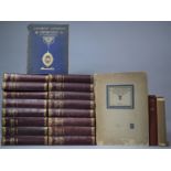 A Set of Sixteen Leather Bound Dickens Books Illustrated by Phiz and Published by Hazell, Watson &