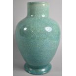 A 20th Century Japanese Crackle Glazed Vase, 22cm high, Factory Mark to Base