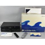 A Boxed Cambridge Audio Azur 340a-b Integrated Amplifier and a Boxed Cambridge Audio CD 36 Black