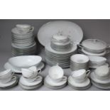 A Large Set of Noritake China Taryn Pattern Dinnerwares to Comprise Cups, Saucers, Plates,