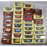 A Collection of 35 Matchbox Models of Yesteryear, Vintage Cars and Wagons