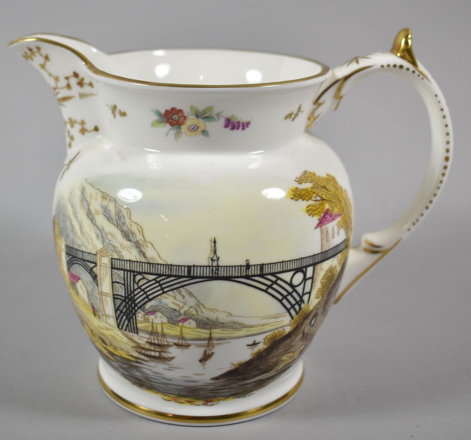 A Coalport Ironbridge Gorge Museum Trust Jug, Limited Edition no.734, Celebrating 200 Years