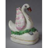 A Small Early 20th Century Study of a Swan, 9cm high