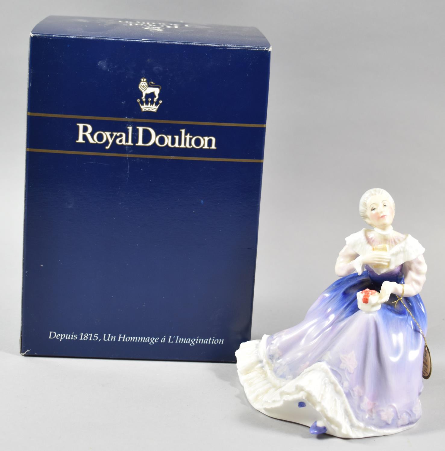 A Royal Doulton Happy Anniversary Figure, HN3097 Together with Box for Hazel HN3167