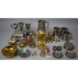 A Collection of Various Metalwares to Comprise Two Silver Plated Metal Boxes, Various Metal