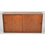 A 1962 Kofod Larsen G Plan Teak Bridging Unit with Sliding Doors, 102cm wide