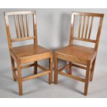 A Pair of 19th Century Mahogany Side Chairs