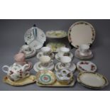 A Collection of Various Ceramics to Comprise Masons Circular Plate/Stand, Two Tier Cake Stand,