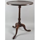 A Late 19th/Early 20th Century Mahogany Circular Topped Wine Table on Tripod Support, 49cm Diameter