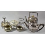 A Collection of Various Silver Plate Items etc