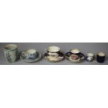 A Collection of Various 19th Century and Later Cabinet Cups and Saucers To Include Coalport,