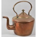 A Late 19th/Early 20th Century Large Copper Kettle, 31cm High