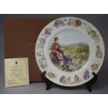 A Boxed Wedgwood Beatrix Potter National Trust Limited Edition Plate, 652/1000