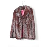 A Vintage Faux Fur Coat
