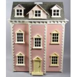 A Modern Dolls House in the Form of a Three Storey Georgian Town House, 56cm Wide