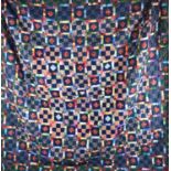 A Handmade Patchwork Quilt by RM Foster, Shifnal, 244x241