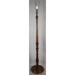 A Good Quality Mid 20th Century Mahogany Standard Lamp