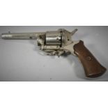 A 19th Century Belgian Rimfire Six Shot Pocket Revolver with Folding Trigger, Belgian Proof Marks