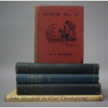 A Collection of Five Verse and Poetry Books to Include 1917 Edition of Saltbush Bill, J.P. and Other