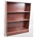 A Modern Three Shelf Open Bookcase, 69cm wide