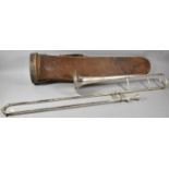 A Boosey & Co. Perfect Model Class A Trombone, No.123593 with Leather Carrying Case