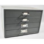 A Bisley Four Drawer Metal Filing Cabinet, 38cm Wide