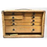 A Vintage Moore & Wright Engineers Chest of Four Short and Three Long Drawers, Missing Front