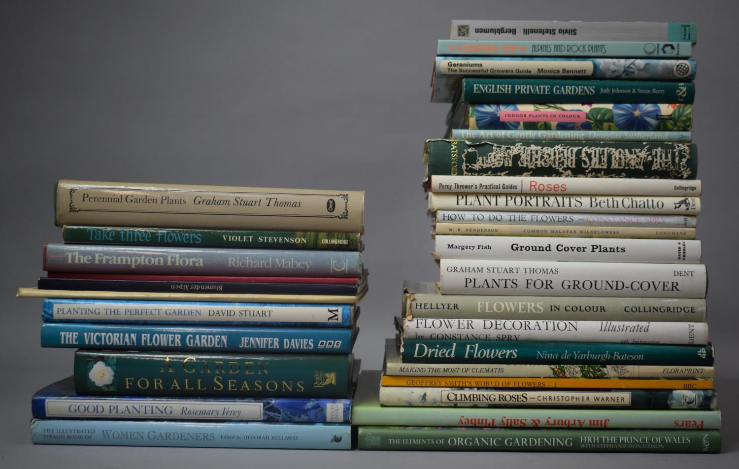 A Collection of Thirty-two Books on the Subject of Floral and Garden