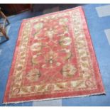 A Hand Knotted Woollen Rug, 158x111cm