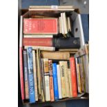 A Box of Vintage Hard Back Books