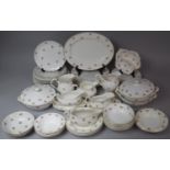 A Large Collection of Various Rose Pattern Dinnerwares to Comprise Plates, Bowls, Jugs etc