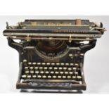 A Vintage Underwood Typewriter, Mechanism in Need of Repair and Attention