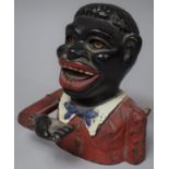 An Early 20th Century Cast Metal Novelty Money Box, 16.5cm high