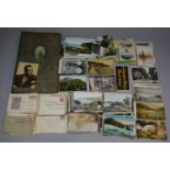 A Collection of Various Vintage Postcards, Postcard Album etc