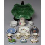 A Collection of Various Ceramics to Include Wedgwood Leafware Plate, Poole Pottery Vase, Four